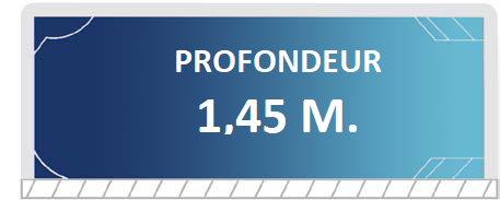 Profondeur piscines infinity freedom